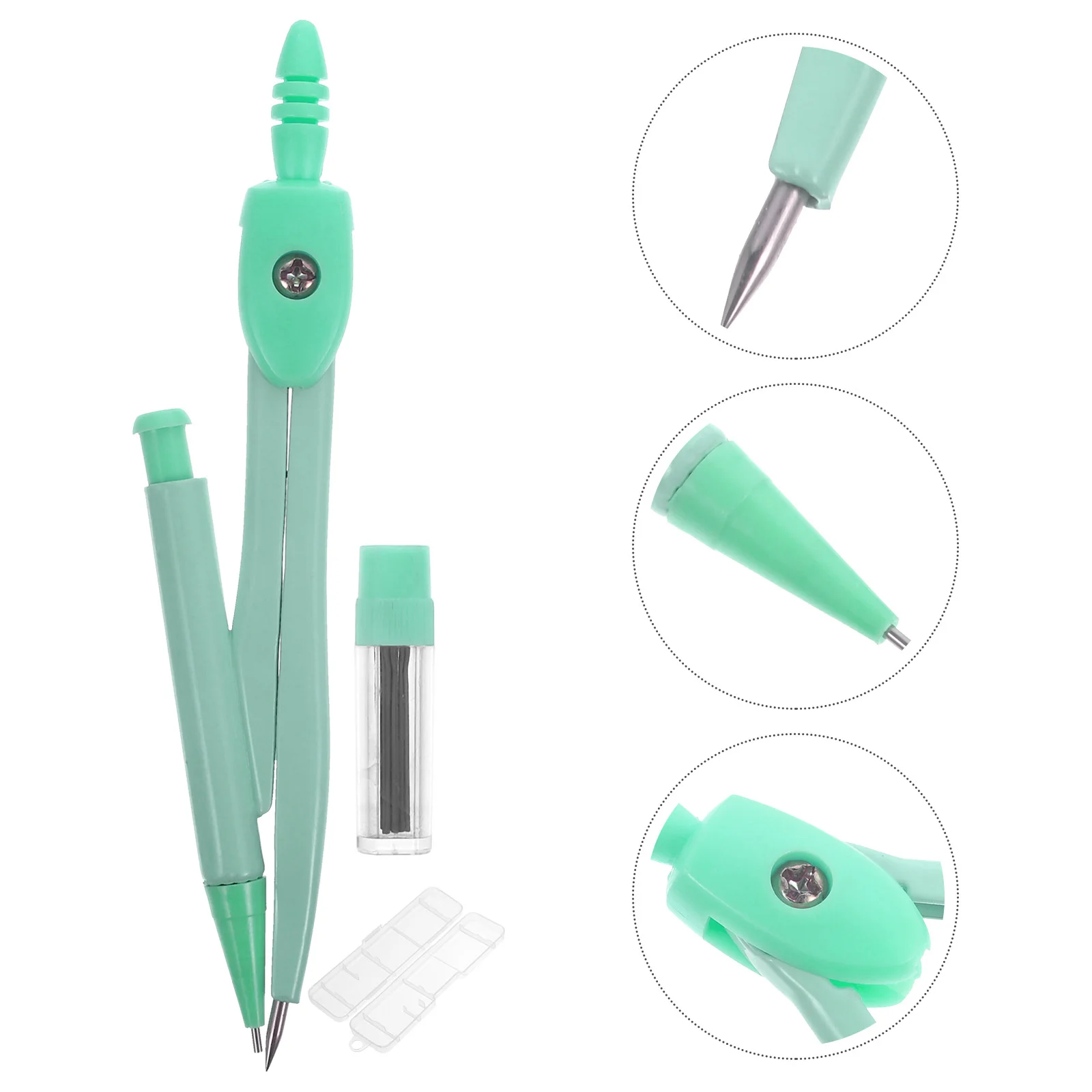 1 Set of Math Compasses Convenient Painting Compasses Geometry Precision Compasses Tools