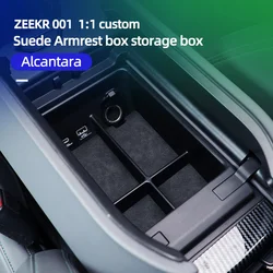 For ZEEKR 001 Center Control Storage Box Storage Box Shelf Armrest Box Interior Car Supplies