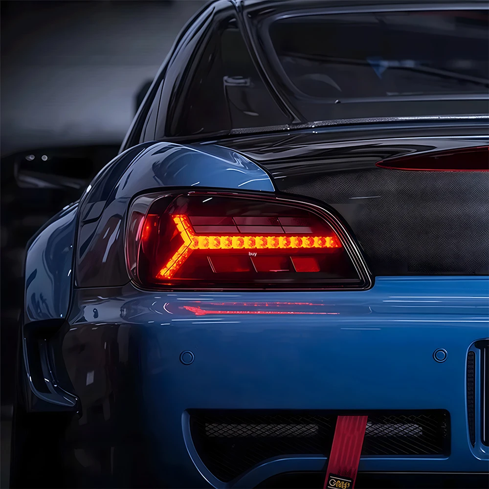 أضواء السيارة لهوندا S2000 1999-2009 السيارات المصابيح الخلفية الجمعية ترقية نمط جديد LED ديناميكية وامض إشارة إكسسوارات مضيئة
