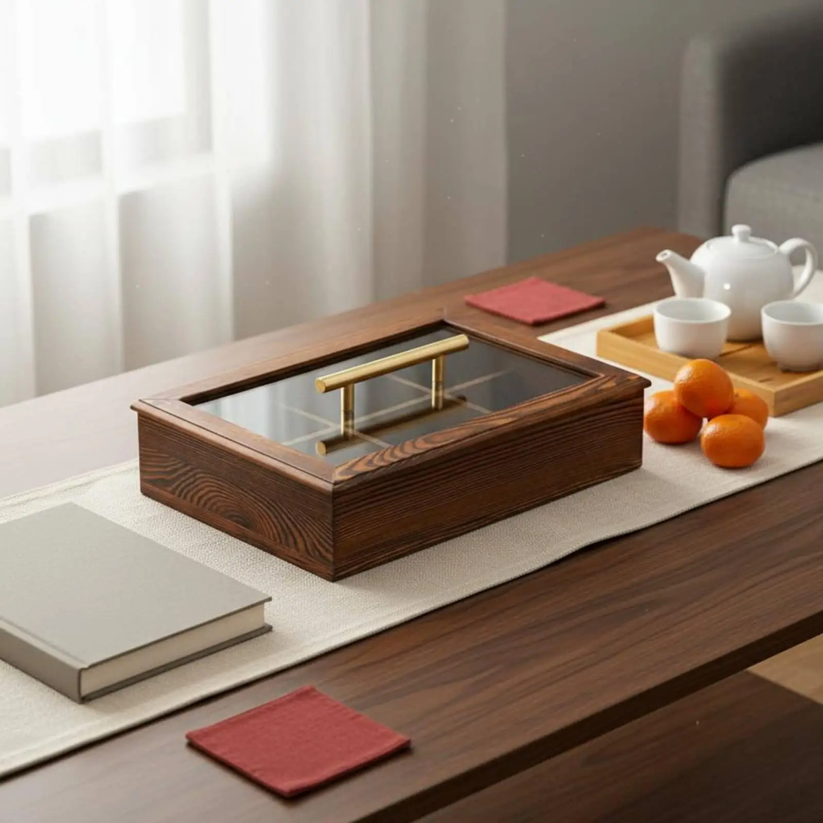 Multi-Section Candy and Nut Platter Compartmentalized Design
