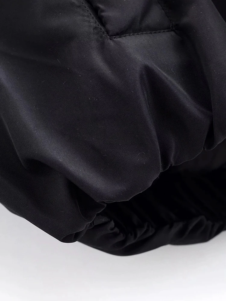 المرأة الجديدة الصلبة المرقعة فو الفراء بطانة فضفاضة معطف الشتاء المرأة الشارع ارتداء سترات غير رسمية الإناث سترة الموضة #6