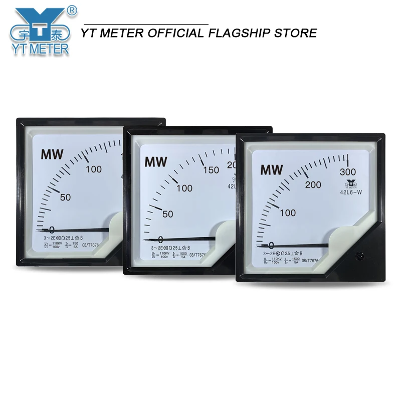 42L6 110KV/100V three-phase active power meter 50MW 200MW 300mw High voltage kilowatt meter 120