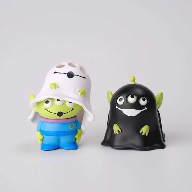 Disney Anime Toy Story Alien Halloween Ghost Cloak Drag, desktop model, small ornaments blind box, birthday gift