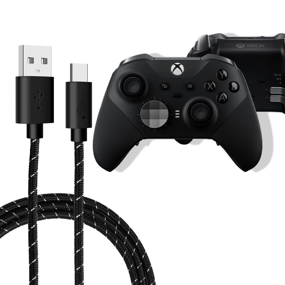 Xbox 엘리트 시리즈 S, Xbox 시리즈 X, PS 5 컨트롤, Xbox 엘리트 무선 컨트롤러 시리즈 2, 닌텐도 스위치 USB C 타입 나일론