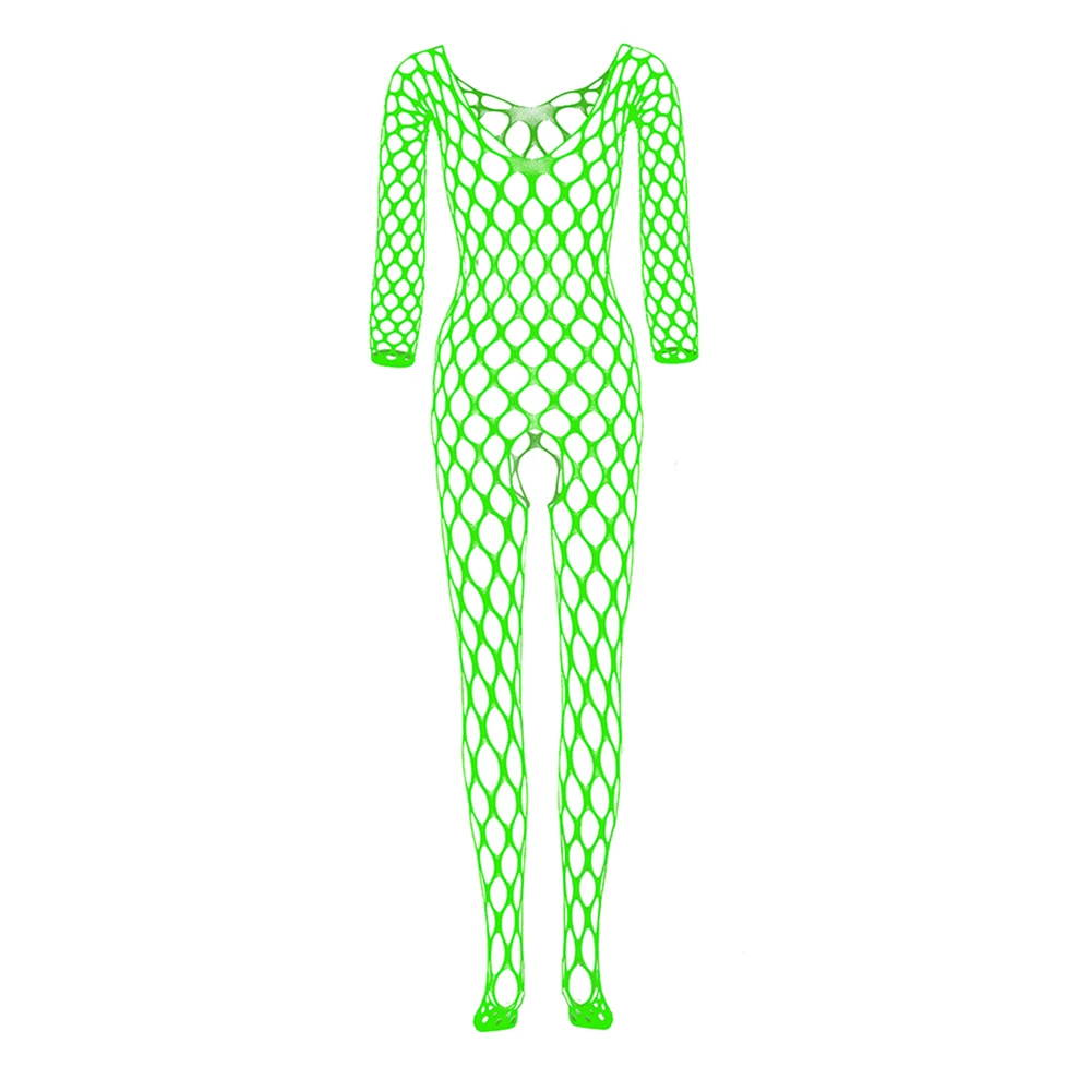 Fishnet Erotic Full Bodystocking Sexy Lingerie Porno Bodysuit Nightwear Sensual XXL Sex Mujer Lenceria Hot Caliente Underwear