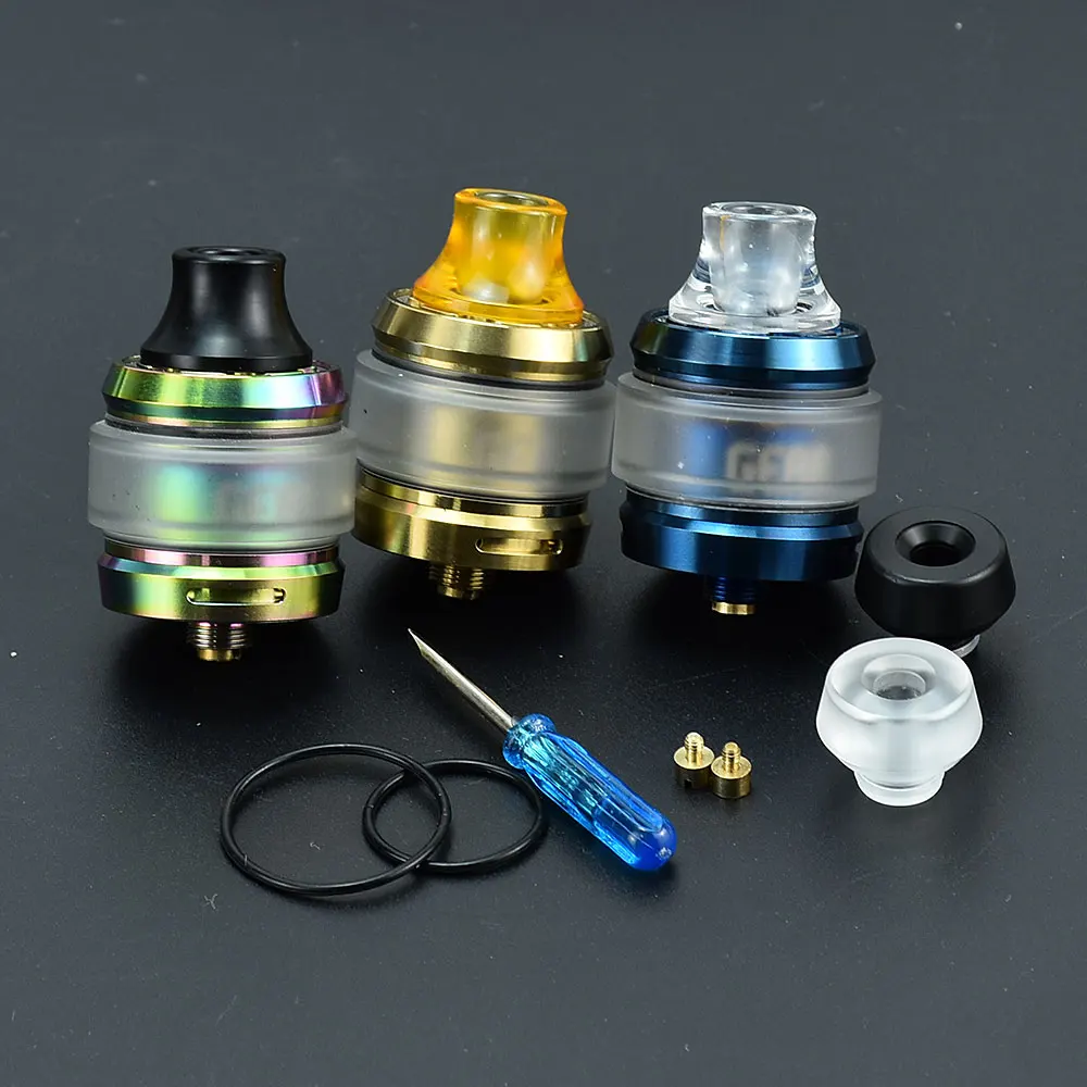 

Резервуар Gear RTA 3,5 мл, одинарный фотоиспаритель taifun gt5 rta 510, дрип-тип 24 мм 316ss, вейп-испаритель rta