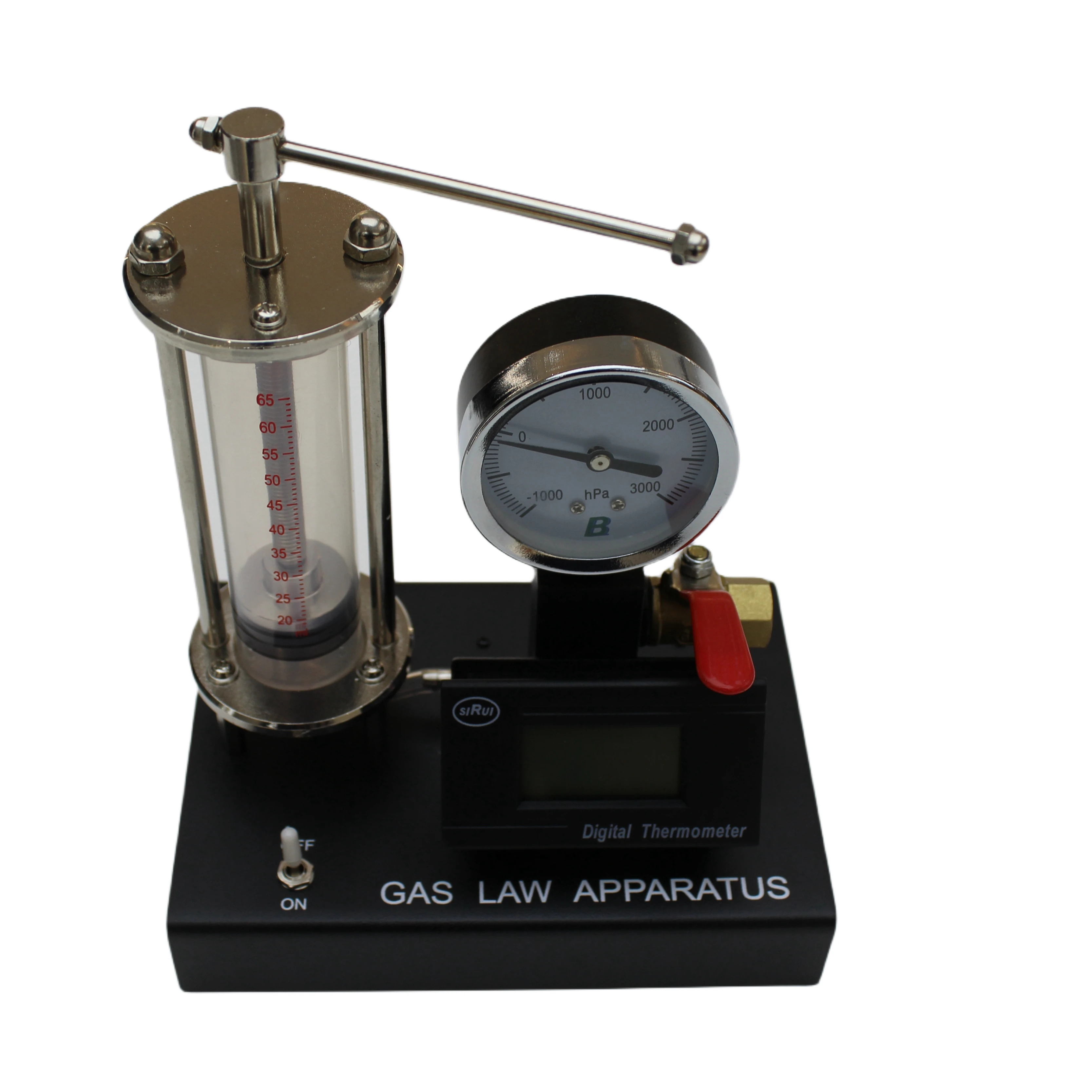 

Physical verification of gas law experimental apparatus for measuring atmospheric pressure PV using the ideal gas state equation