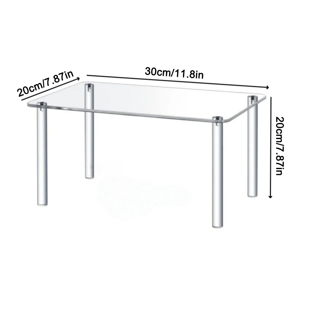 Transparent Acrylic Stands With Strong Load Bearing Capacity For Efficient Presentation Of For Collectibles And Decor