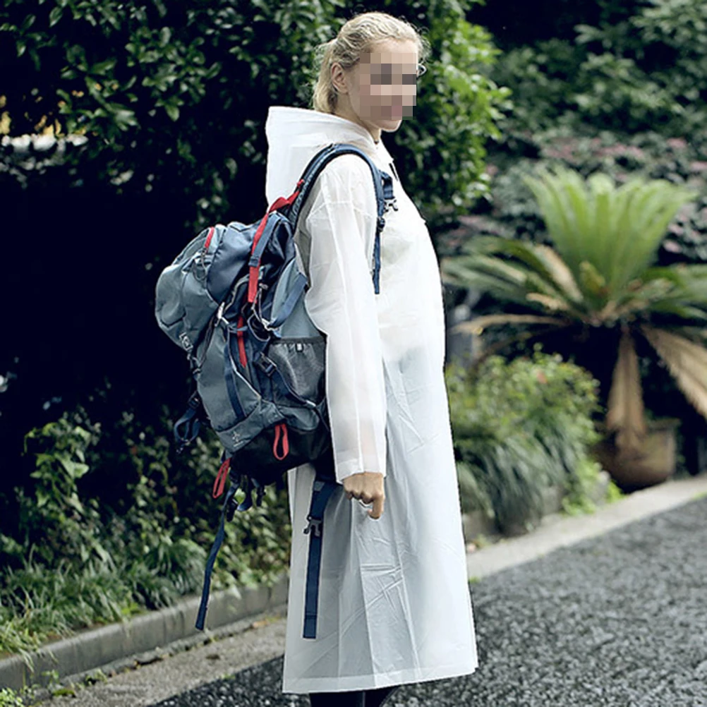 

Thicken Eva Raincoat Waterproof Reusable Rainwear for Men Women Portable Lightweight Hooded Poncho for Outdoor Camping Hiking