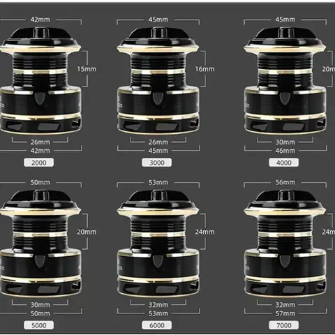 OKUMA 800-10000AC spinnhjul universellt fiskehjul, fiskehjul helt i metall, hjul för långa fiskelinor 12 best sales Okuma-rulle - №7