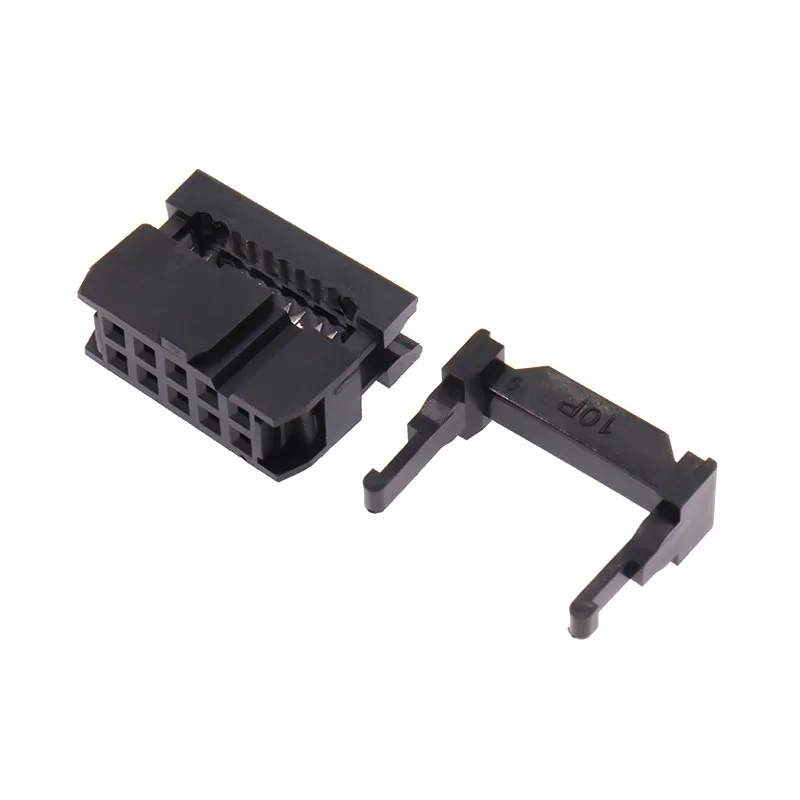 10pcs for FC Crimp Header ISP Bullhorn Plug JTAG2.54MM Row Connector 8/10/16/20/26/40/50/64P FC-8P FC-16P FC-20P FC-64P