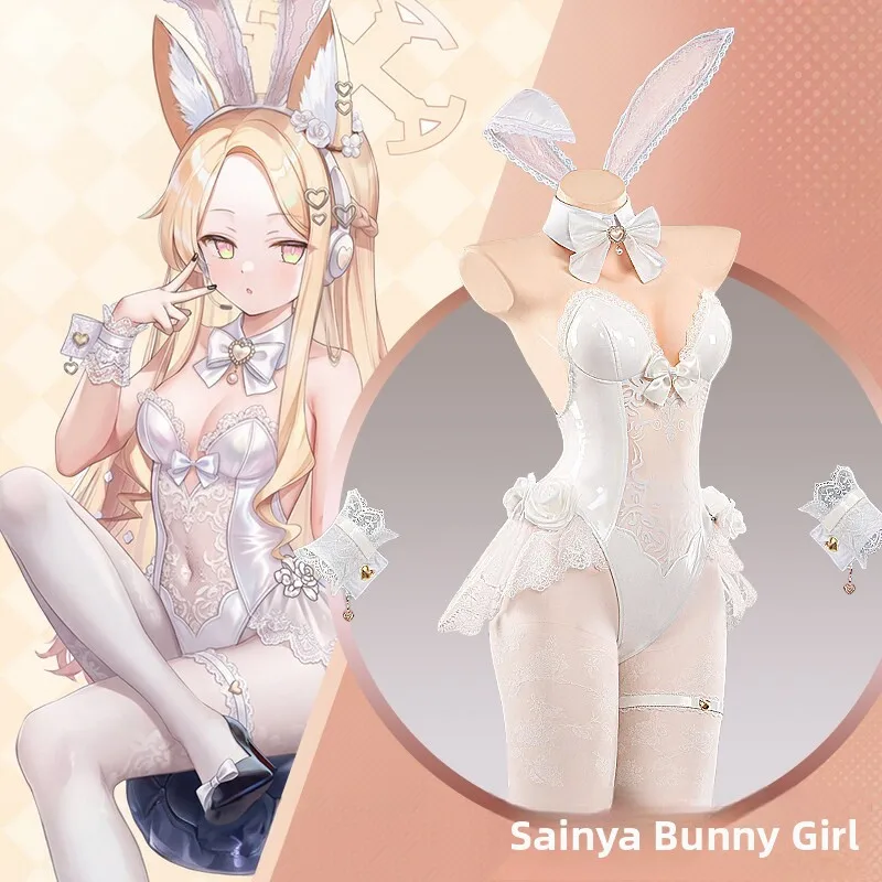 Rabbit Girl Cosplay Suit Private Lesson Cartoon Anime Role One-Piece Costume Female Cosplayer Clothing Size Guide Incl...