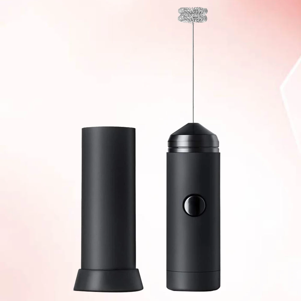 1pc Electric Handheld Egg Beater Stainless Steel Milk Frother Coffee Mixer Foaming Blender For Coffee Milk Formula Wire Ring
