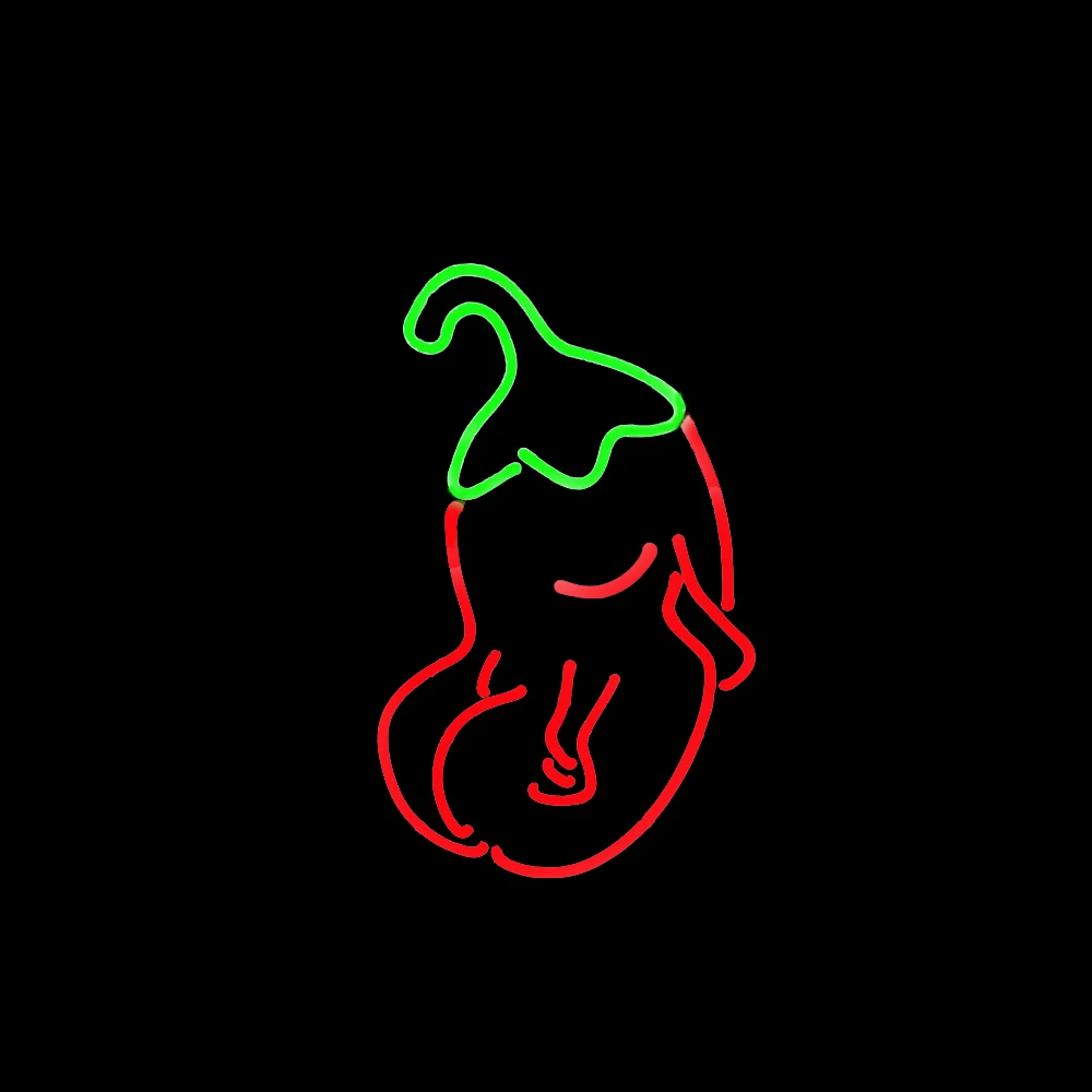 New Chili Pepper Neon Beer Bar Sign Light Custom Handmade Real Glass Tube Store Room Decoration Display Lamp On Wall 8X14”