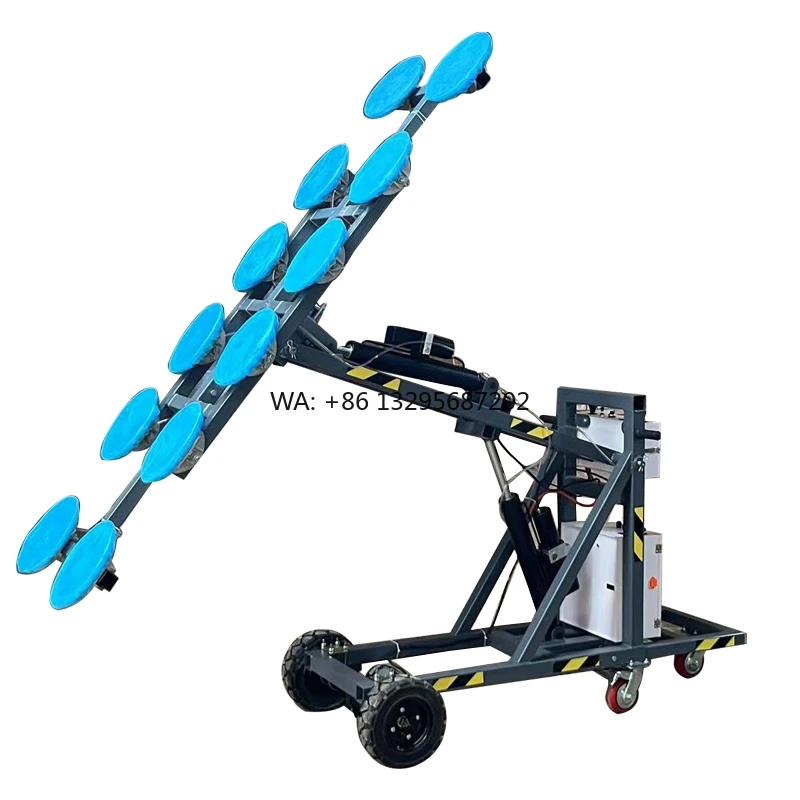 

600Kg 1000Kg Glass Door Windows Electric Suction Cup Cart Equipment Vacuum Lifting Machine