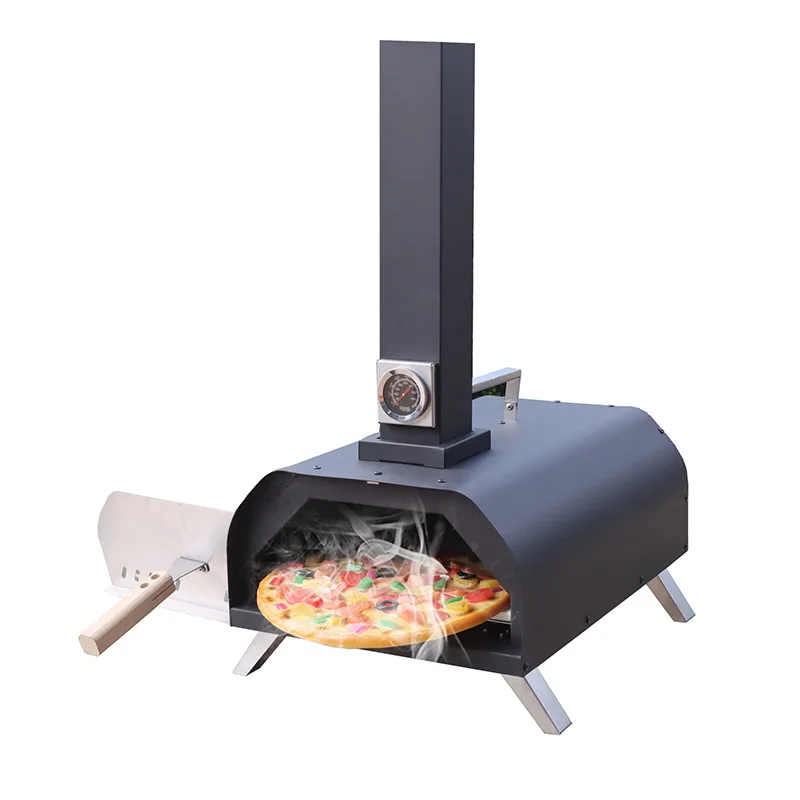 

Pizza Oven with Temperature Gauge Foldable Portable Pizza Oven Household Commercial Pizza Oven