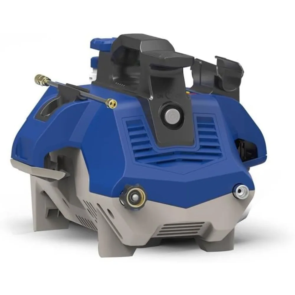 غسالة الضغط الكهربائية 2050 رطل لكل بوصة مربعة، 1.4 جالون في الدقيقة، 13 أمبير مع ملحقات توصيل سريعة وعربة قابلة للفصل لراحة اللوحة