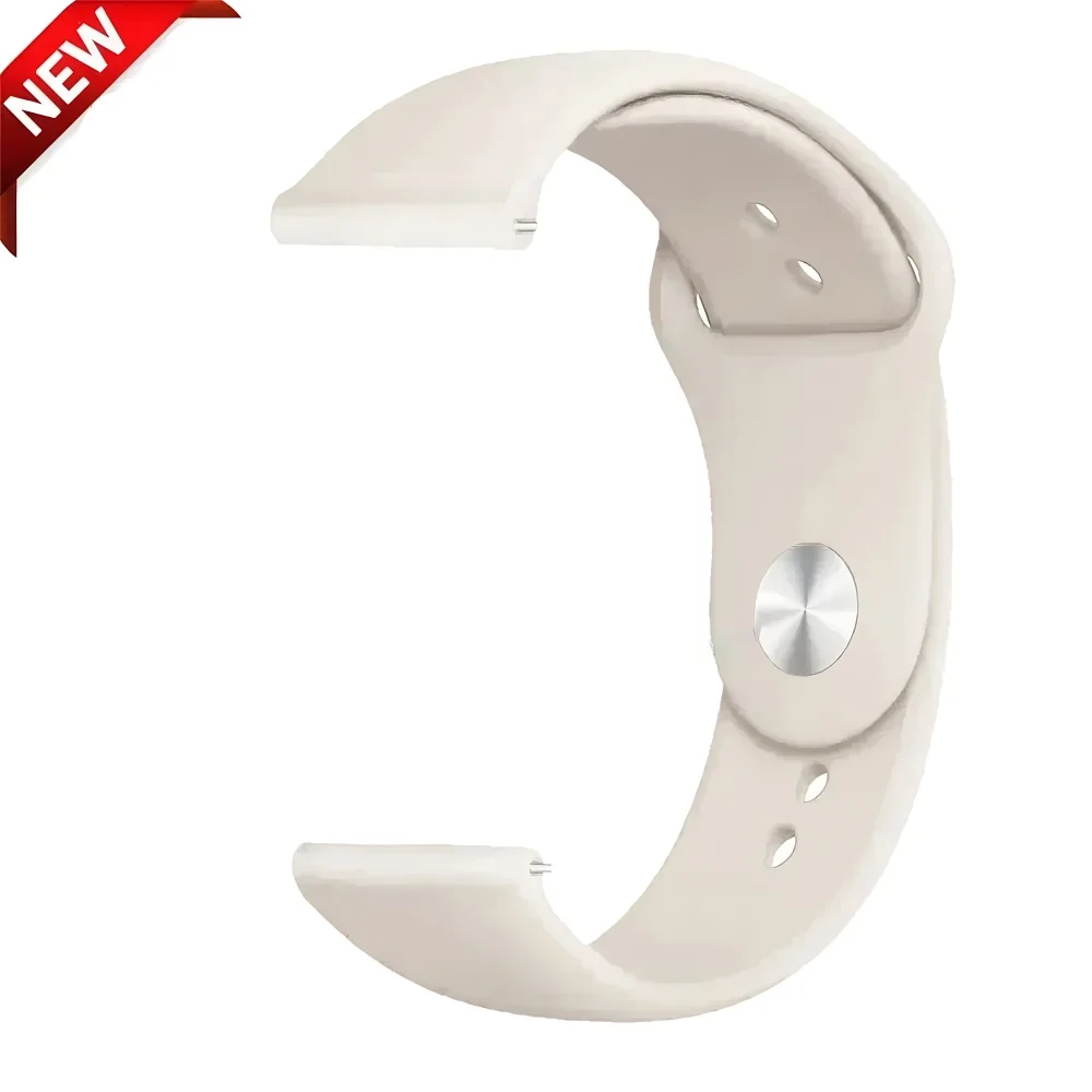 Pulseiras de relógio de 20mm/22mm para Amazfit Helio/Balance 2 Bip 5 6, pulseira de silicone para Amazfit GTS 4/3/2/2e/Mini/GTR 42mm/GTR 4/3 Pro