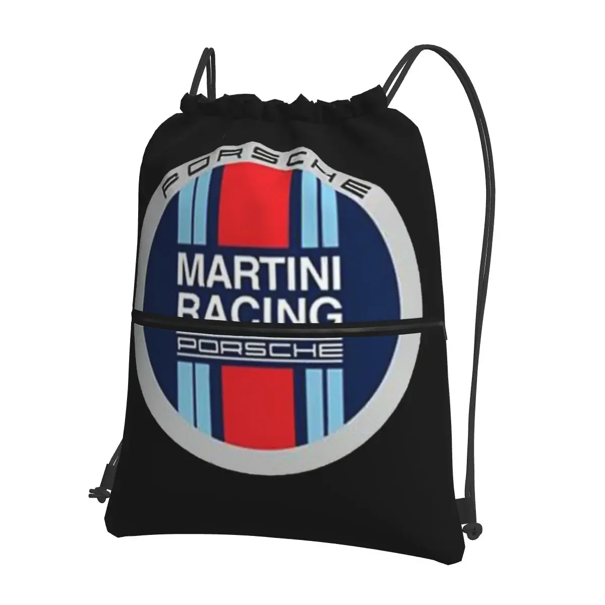 Martini Raci Team Portable Backpacks Drawstring Bag Casual Drawstring Bundle Pocket Shoes Bags For School Students