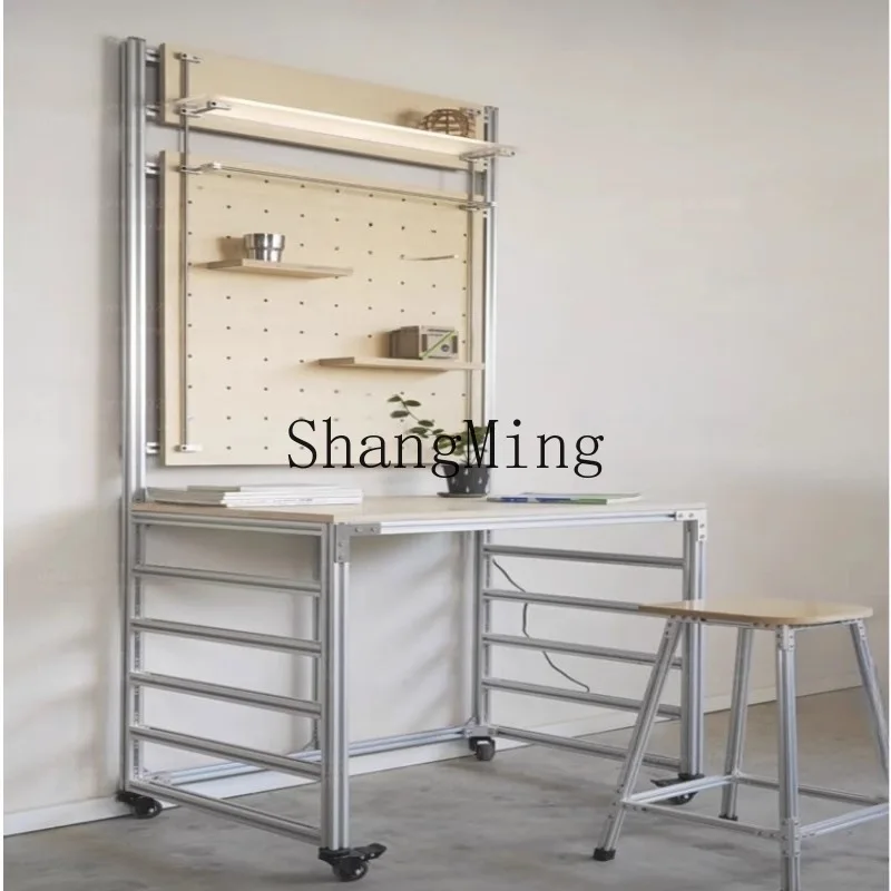 

FG aluminum profile ocean board display rack hole board rack floor kitchen rack