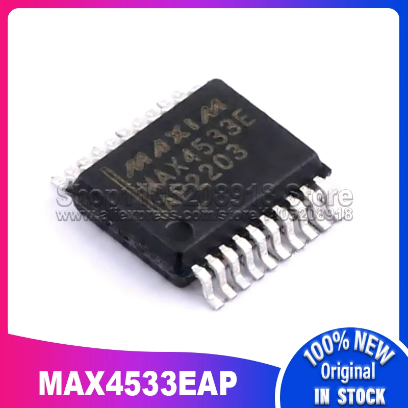 

5PCS/LOT MAX4533EAP MAX4533EAP+T SSOP20 100% New Spot stock