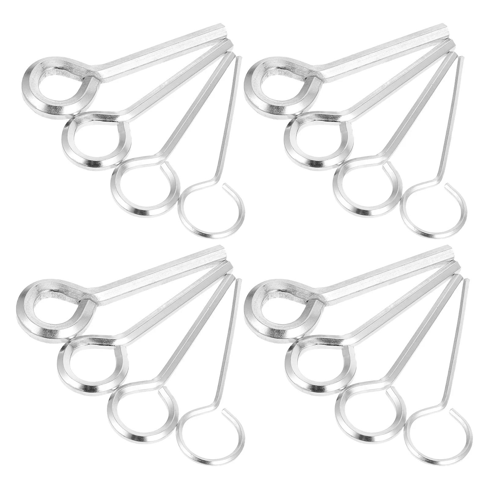 

12Pcs Metal Standard Hexagonal Wrench Set Portable Precision Engineered for Fire Exit Door Push Bar Emergency Release Devices