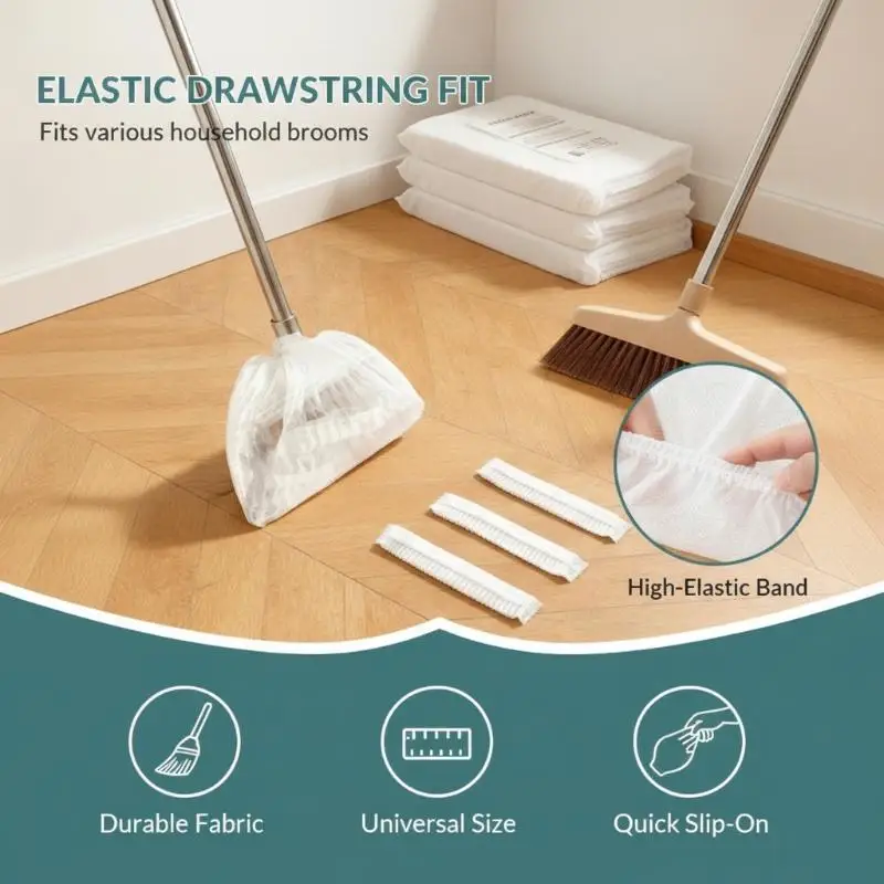 Disposable Non-Woven Dust Cloth Covers High Efficiency Cleaning 10/100 Pack for Floor Sweeping Balcony Cleaning Use