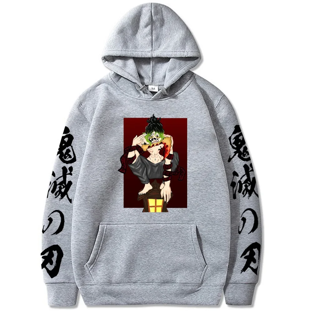 Demon Slayer Character Impressions Fashion Sports Street Style Casual Hoodies Women's Clothing Anime