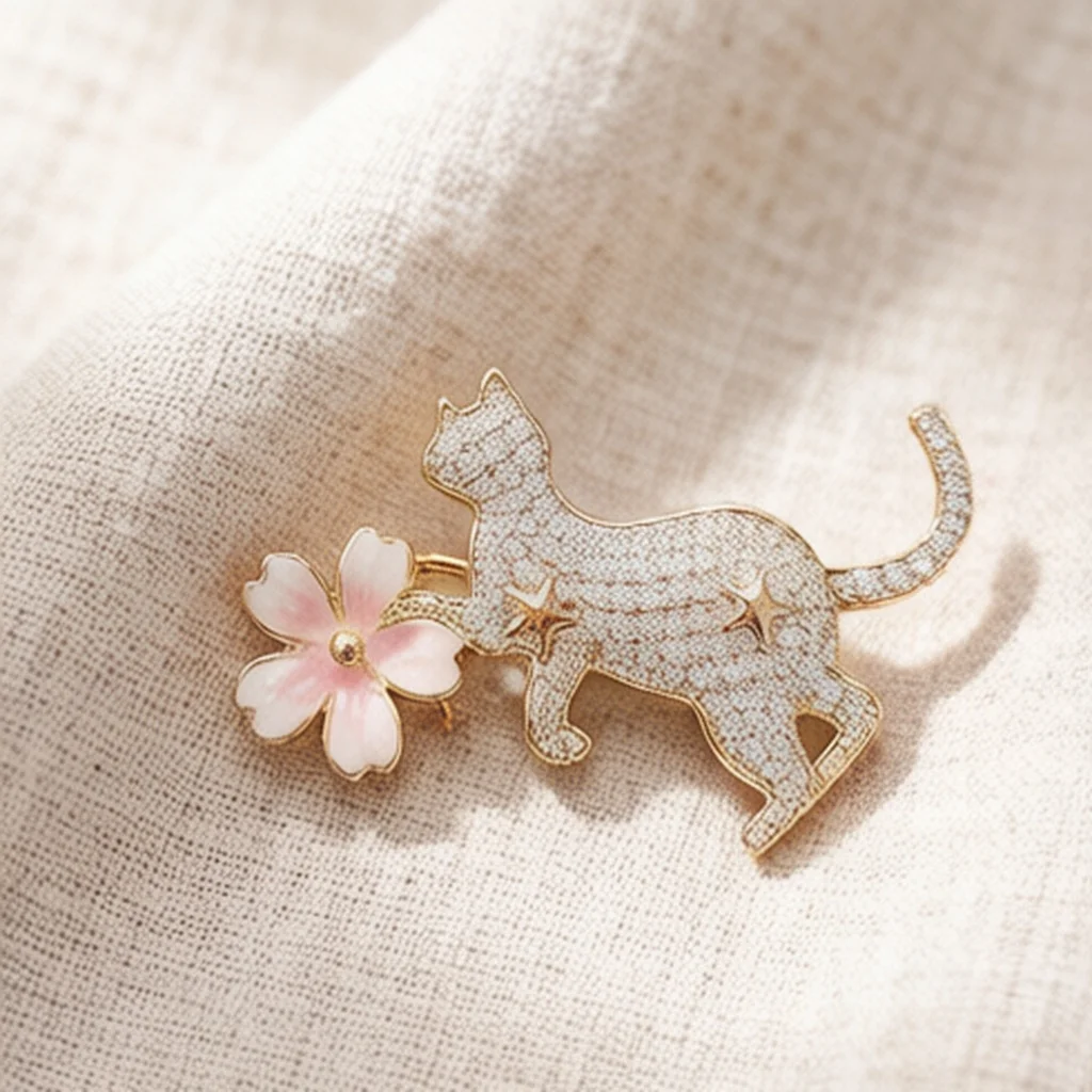 Trend 26 Couple DIY Metal Buckle Dating Unique Outfit Versatile Collar Accessory Shoe Accessory Lapel Pin Silk Clip Business Banquet Brooch Decorative Pin Simple Elegant Bag Accessory High-Value Commuting Anti-Exposure Brooch