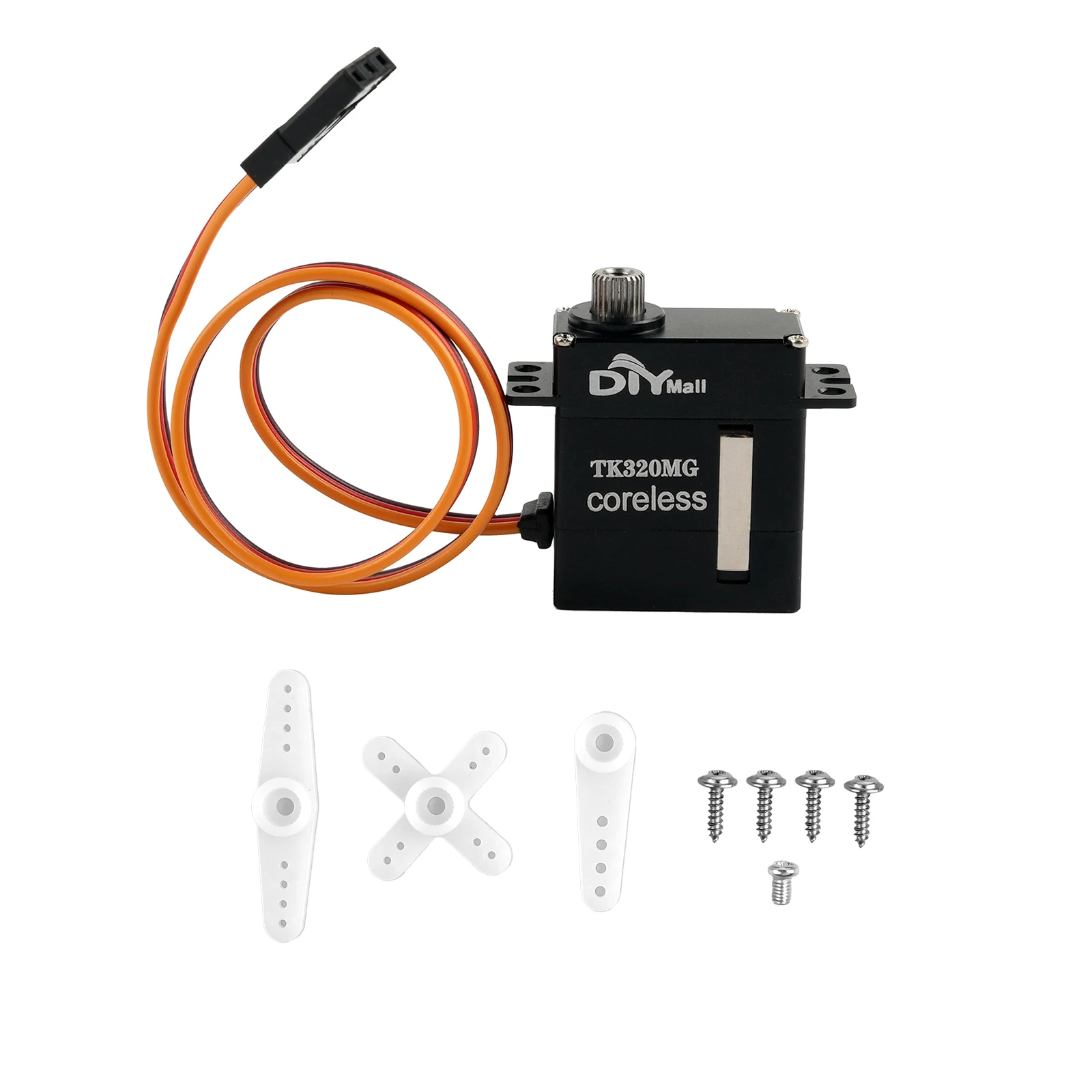 TK-320MG 20g 마이크로 디지털 서보 메탈 기어 360/270/180 RC 자동차 용 코어리스 모터 로봇 모델 장난감 DIY 부품