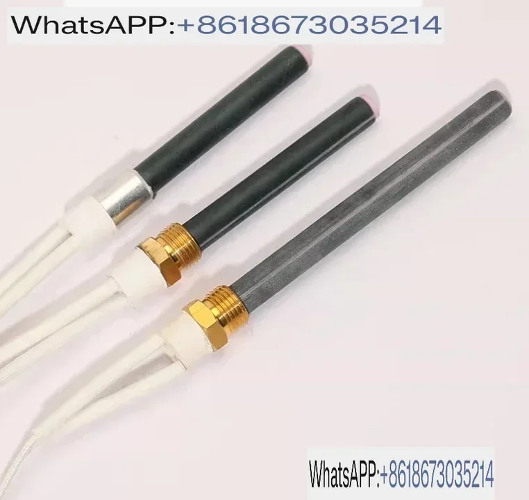 MCH เซรามิค Igniter ไม้เม็ดเตาอบ Fire Rod สูงอุณหภูมิแห้ง Burning หลอดความร้อนเซรามิค Igniter ด้าย m16 * 1.5