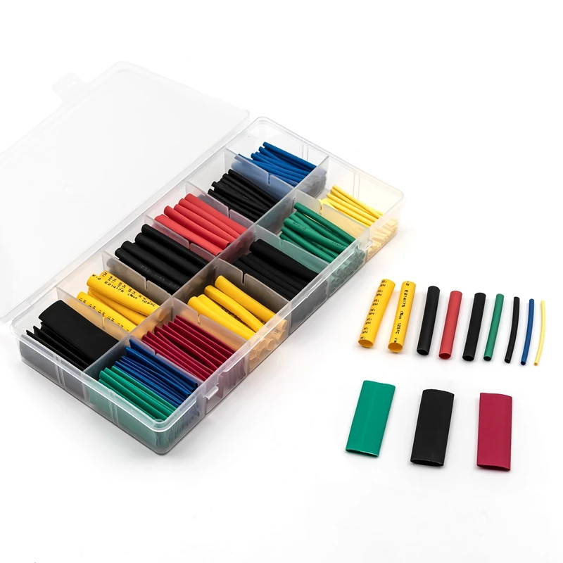 Conjunto de tubo termo retrátil para modelos de carros RC, modelos de barcos e modelos de aeronaves - Isolamento de fio de silicone modelo, proteção de junta de solda,