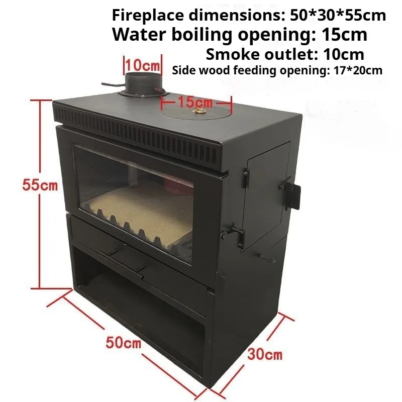 Convenient Wood-burning Stove Domestic Portable Lightweight Heating Stove Multifunctional Outdoor Camp Cooking Supplies