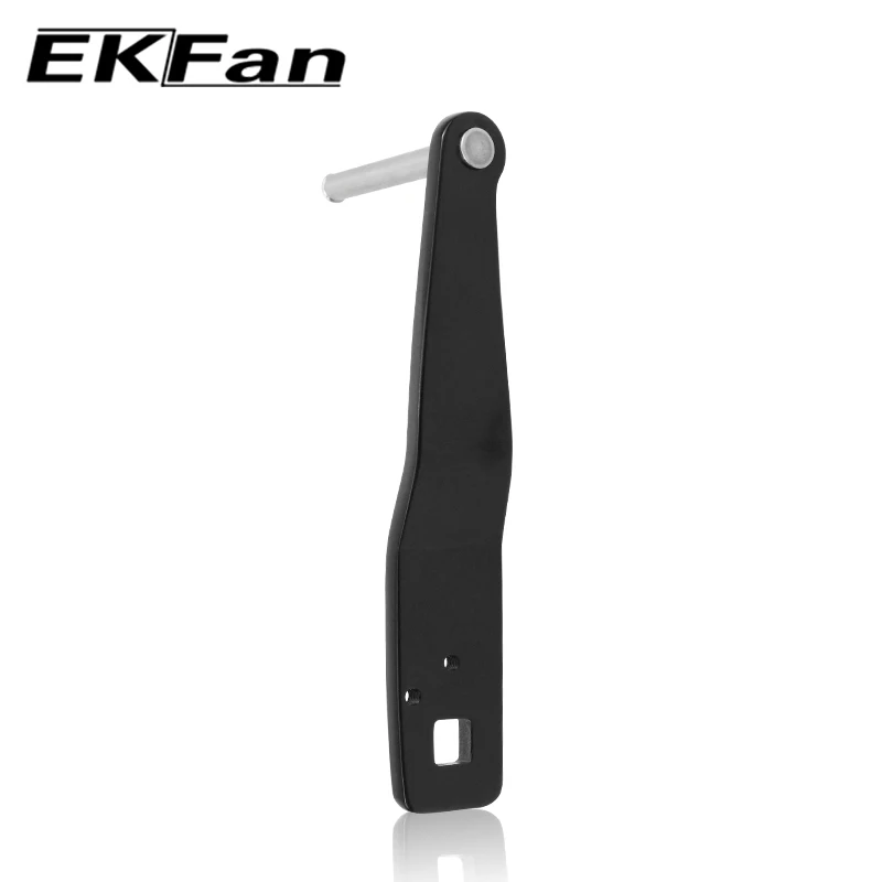 EKfan  7.2MMx7.2MM Holes Reel Handle Stainless Steel Shaft 110MM Reel Accessory