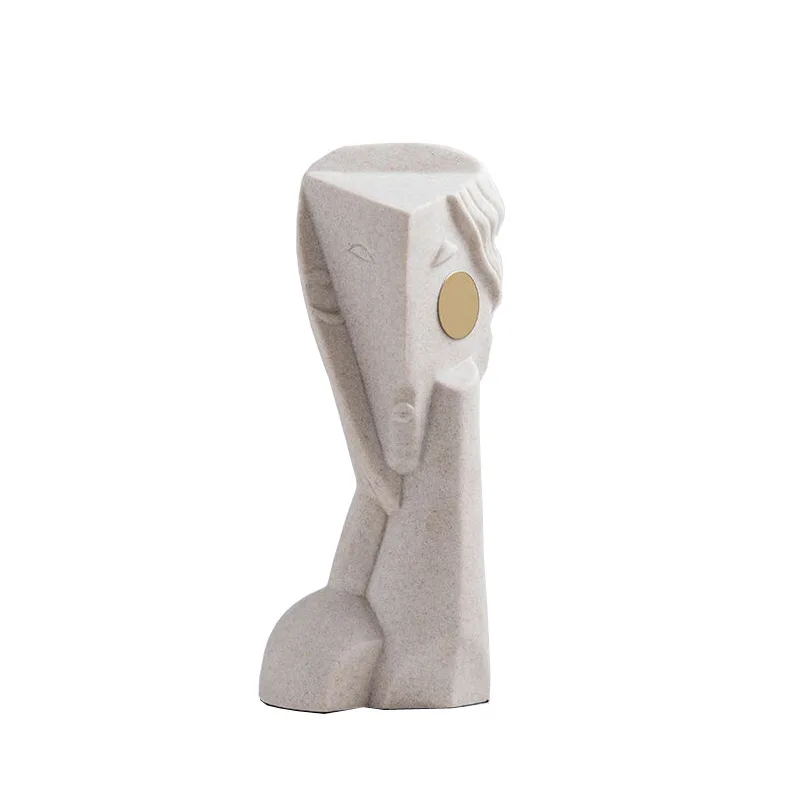 

European sandstone resin crafts, living room home accessories