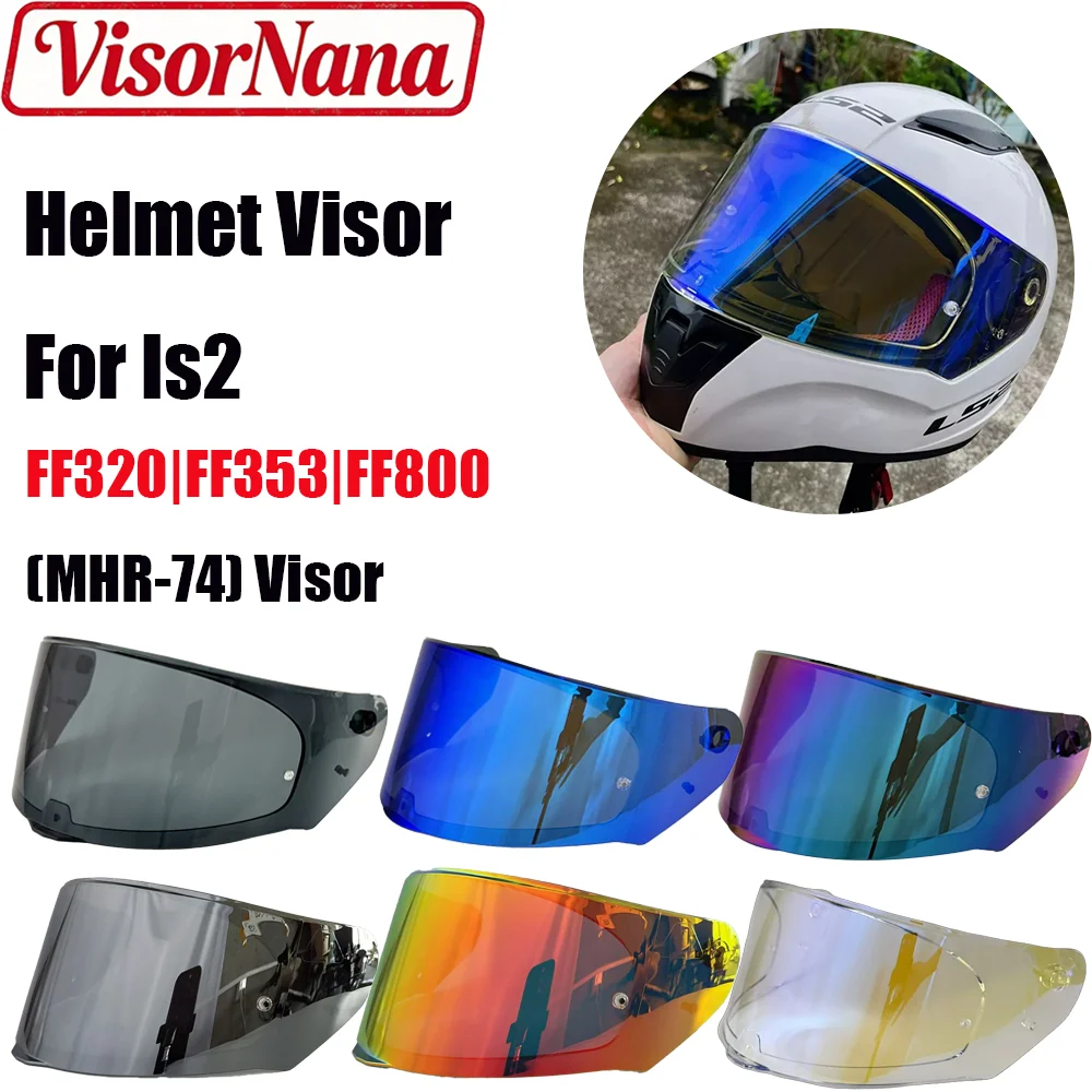 For LS2 Rapid FF353 / Rapid II FF353 / Stream FF320 / Storm Slant FF800 Spare Visor Helmet Lens