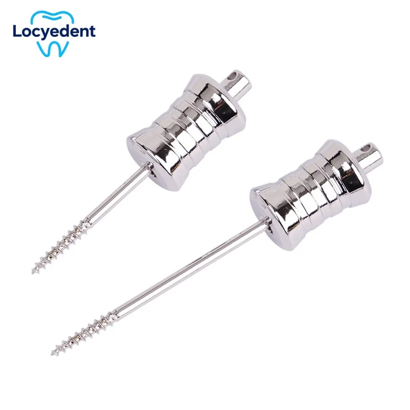 

2PCS/set Dental Broken Root Drill Remnant Extractor Stainless Steel Tooth Extraction Screw Dentistry Lab Materials