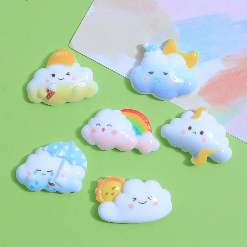 

Милый мультяшный кабошон из смолы с плоской задней частью, 10 шт., смоляные плоские спинки для самостоятельного изготовления ювелирных изделий, оптовая продажа, украшение для скрапбукинга, аксессуар