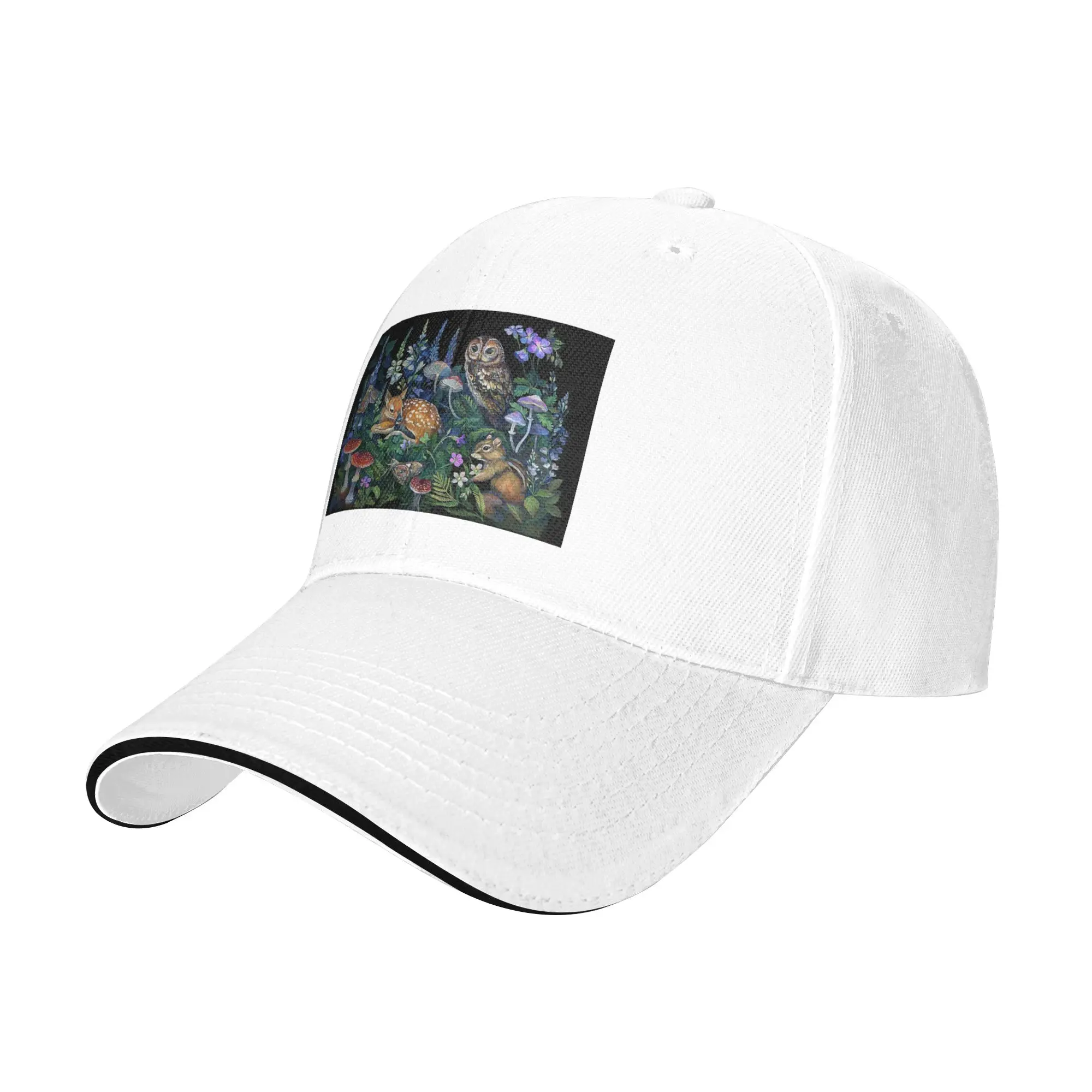 Enchanted Forest Cap Fashion Casual Baseball Caps Adjustable Hat Hip Hop Summer Unisex Baseball Hats Customizable