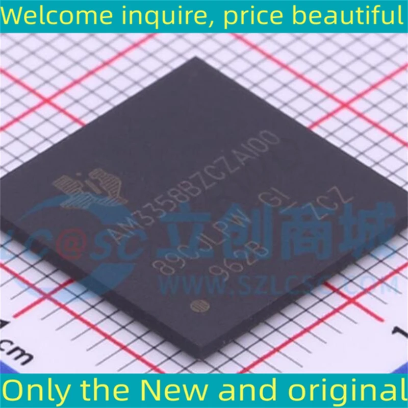 2PCS  New and Original IC Chip  AM3358BZCZA100 AM3358BZCZAI00  AM3358B NFBGA324