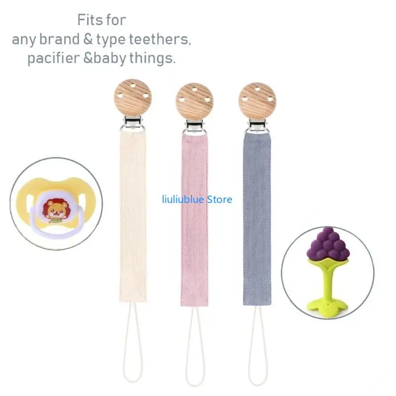 

3pcs Baby Pacifier Holder Минималистская фиктивная цепь для девочек мальчиков -младенцев -малышей поводчика набор поводков набор