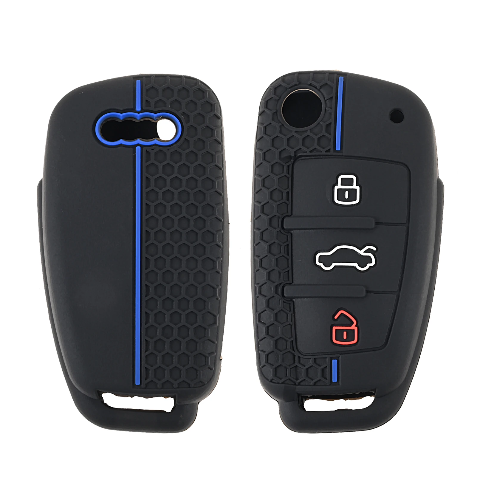 1Pc Car Key Case Bl…