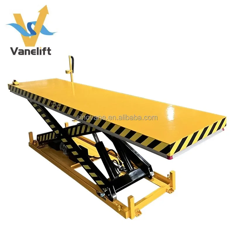 VANELIFT Mesa elevadora de tijera hidráulica infrarroja 1000 2000 4000 Kg Plataforma elevadora automática hacia arriba y hacia abajo Mantener el sensor de altura
