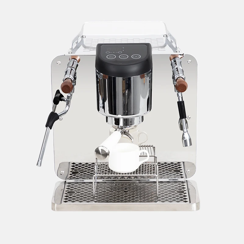 Single-Head Espresso Machine KE-10B 6L Dual Boiler Touch Control High Pressure Pump Milk Frother Commercial Coffee Maker