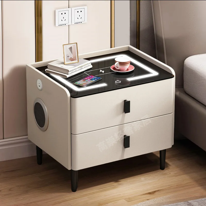 

Bedroom Nordic Nightstand Mobile Cabinets Drawers Luxury Bedside Table Storage Organizer Living Room Muebles Trendy Furniture