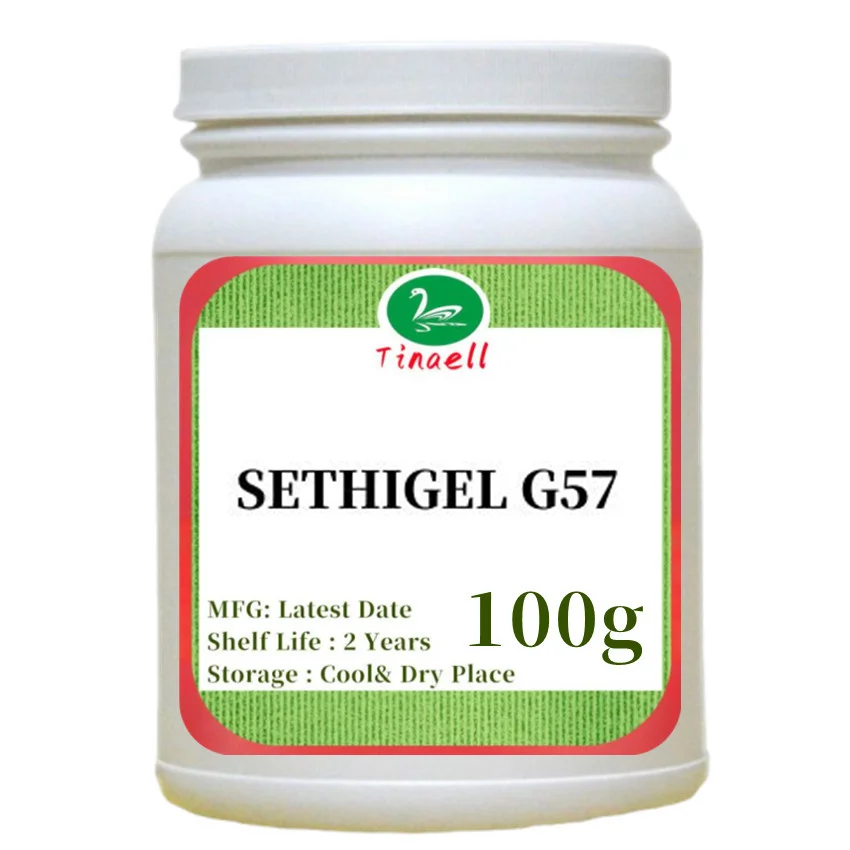 Hot Supply SETHIGEL G57 emulsifier SETHIC cold made emulsifier cream emulsifier non rubbing mud skincare cosmetic raw materials