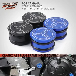 MT-25 MT-03 R25 R3 Engine Crankcase Plug Cover Alternator Cap Frame Hole Decorative For Yamaha YZF-R3 YZF-R25 MT25 MT03 MT 03 25
