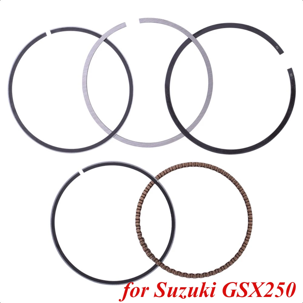 49mm 49.25mm 49.5mm Motorcycle Engine Piston Rings 12140-05C00-000 for Suzuki GSF250 Bandit 1990-1995 GSX250F 1990-2003 GSX-R250