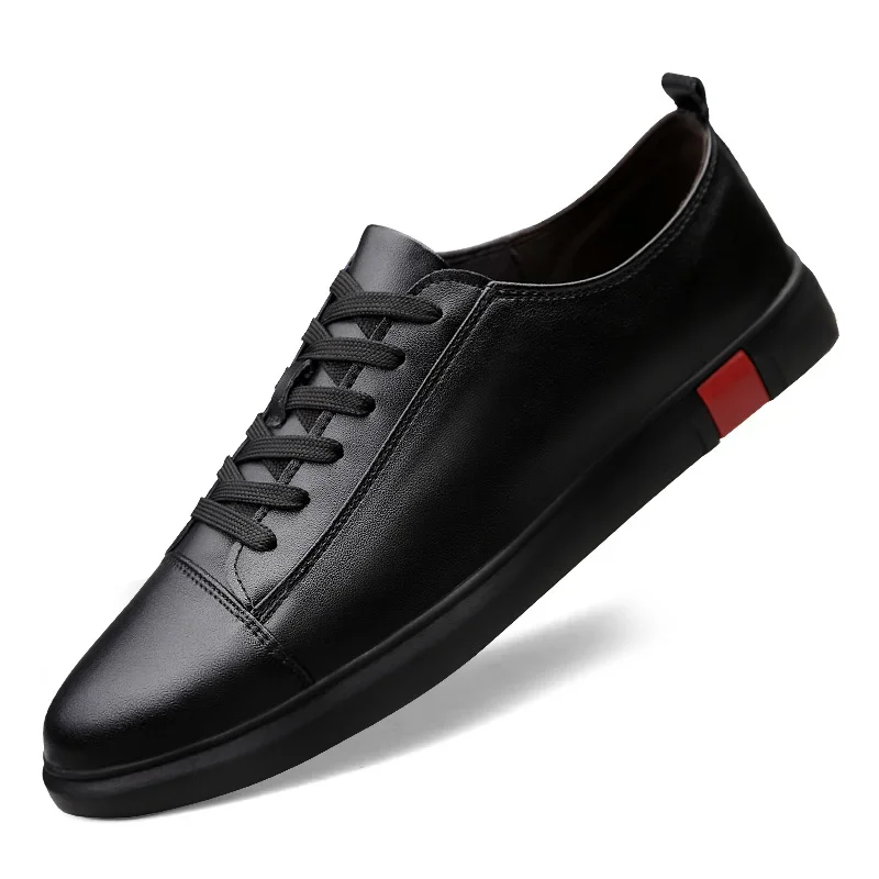 New Fashion Men Genuine Leather Casual Shoes Lightweight  display picture 2