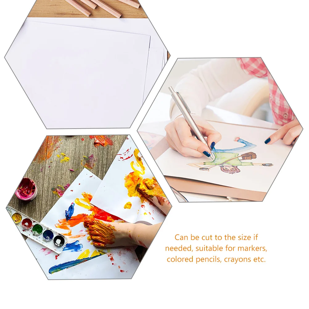

Drawing Paper Fine Surface Roll Kids Practical Painting to Stretch Versatile for Pad Kids' & Supplies Art Graffiti